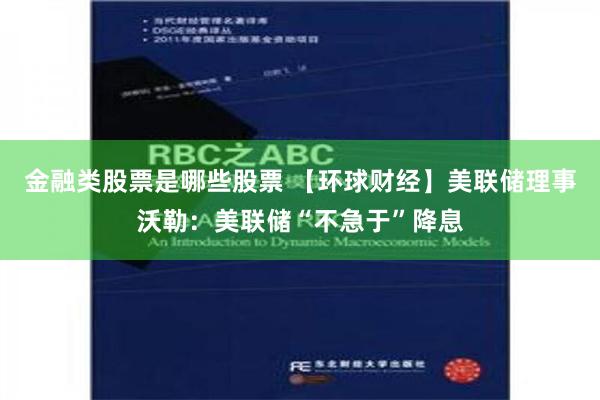 金融类股票是哪些股票 【环球财经】美联储理事沃勒：美联储“不急于”降息