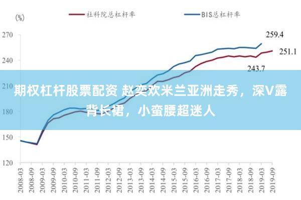 期权杠杆股票配资 赵奕欢米兰亚洲走秀，深V露背长裙，小蛮腰超迷人
