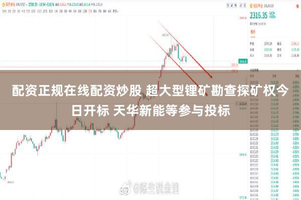 配资正规在线配资炒股 超大型锂矿勘查探矿权今日开标 天华新能等参与投标