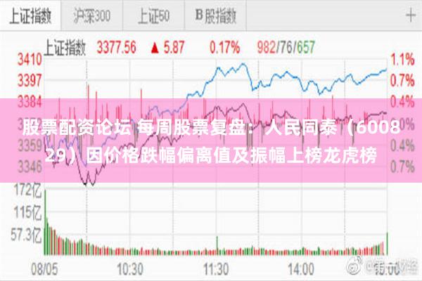 股票配资论坛 每周股票复盘：人民同泰（600829）因价格跌幅偏离值及振幅上榜龙虎榜