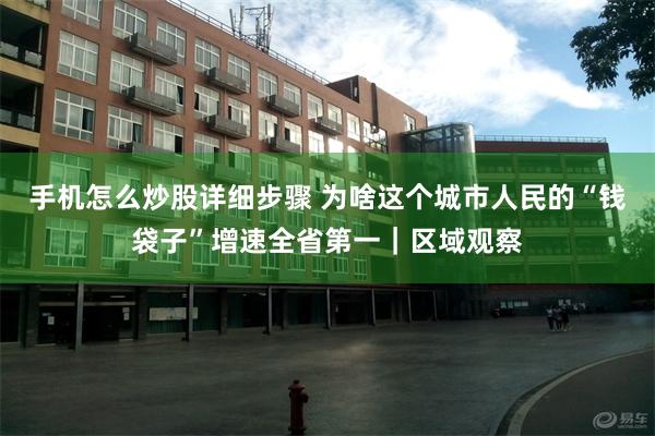 手机怎么炒股详细步骤 为啥这个城市人民的“钱袋子”增速全省第一｜区域观察