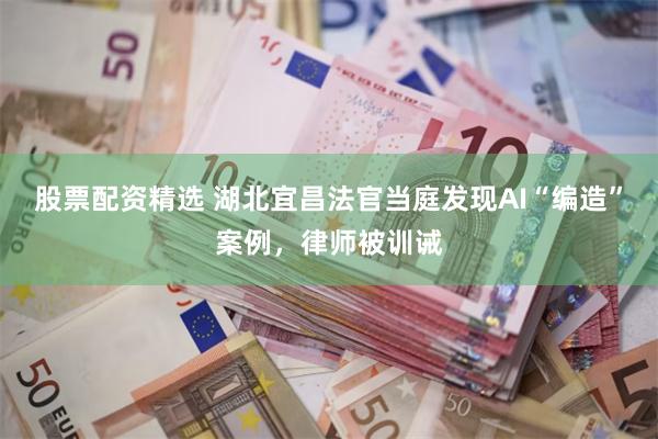 股票配资精选 湖北宜昌法官当庭发现AI“编造”案例，律师被训诫